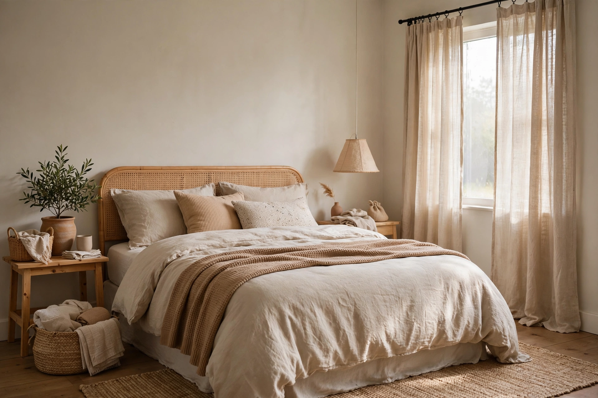 20 Budget Home Decor Ideas That Look Expensive 10 Soft airy curtains hung high for an expensive look on a budget