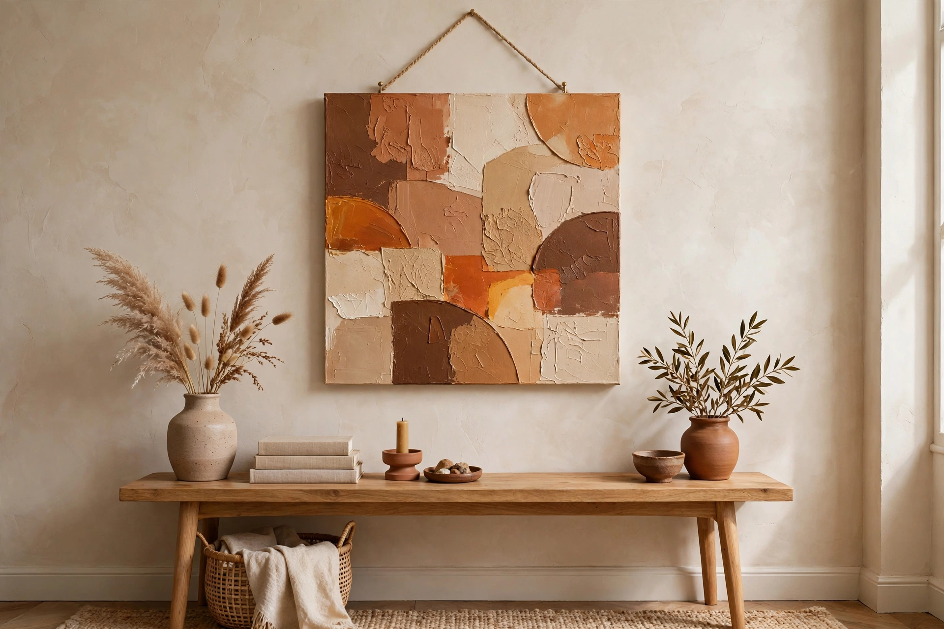20 Budget Home Decor Ideas That Look Expensive 11 DIY wall art made with affordable craft supplies